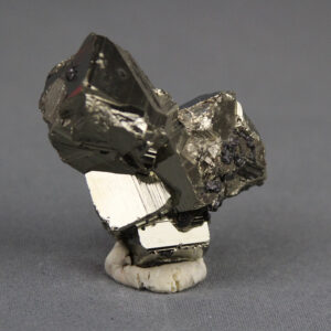Pyrite crystal cluster with sphalerite (MiESP038)