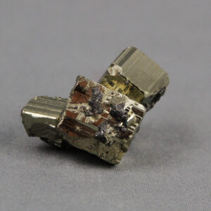 Pyrite crystal cluster with sphalerite (MiESP042)