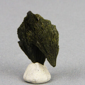 Fan-shaped Epidote Crystal Cluster from Gemrock Perus ethical crystal mining operation in Peru