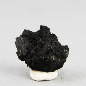 fan-shaped black tourmaline crystal (MiESP073) cluster from Gemrocks crystal mining operation in Peru