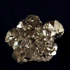 Pyritohedron pyrite crystal cluster (LCESP071)