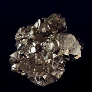 Pyritohedron pyrite crystal cluster (LCESP071)
